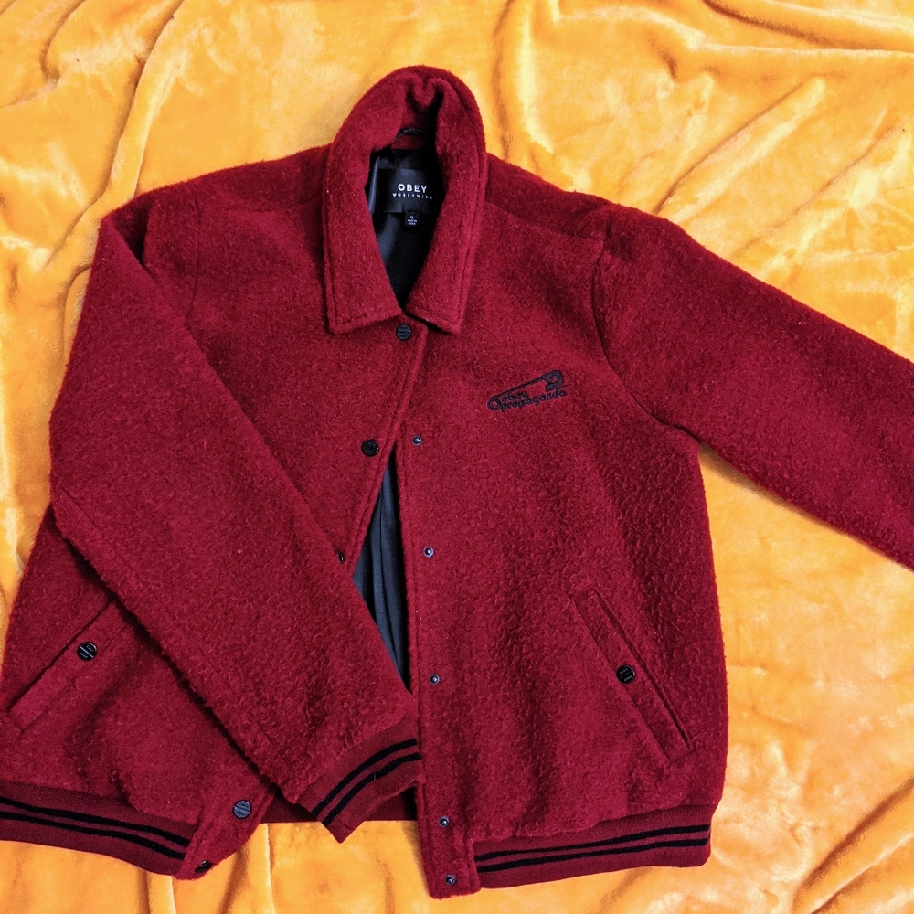Obey letterman jacket